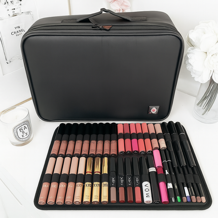 professional vanity bag large (Black)