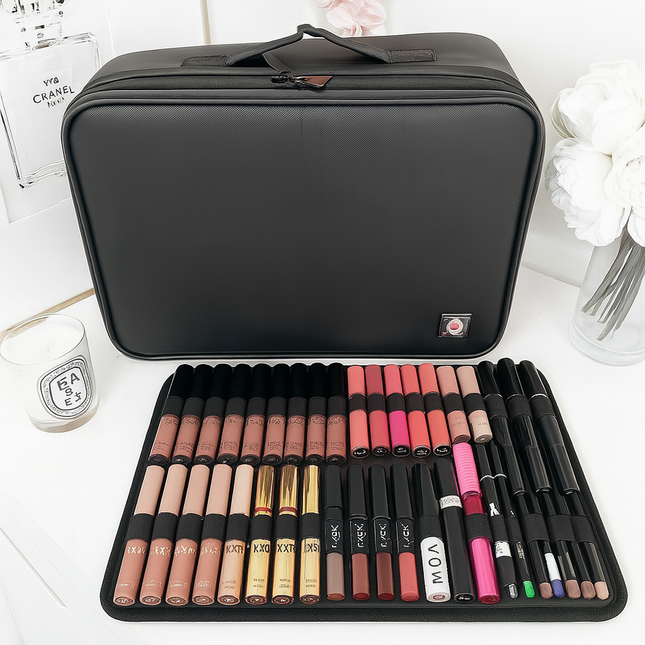 professional vanity bag large (Black)