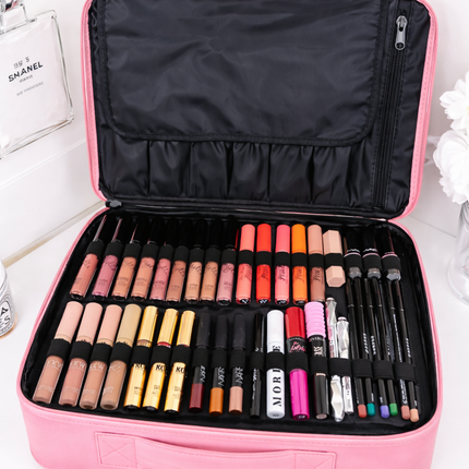 professional vanity bag large (Peach)