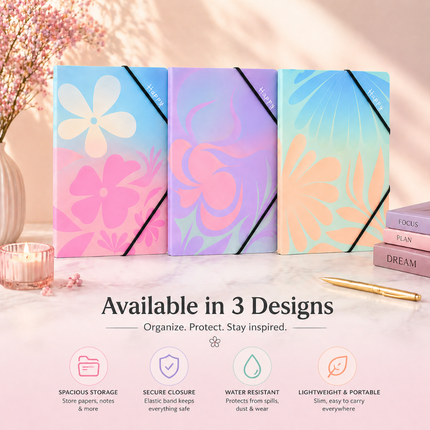 Premium A4 Paper File Folder Organizer Pack of 3