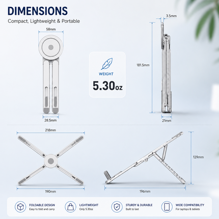 Coslifestore Premium Aluminum Laptop Stand