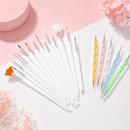 20-Piece Nail Art Set