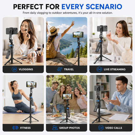 Coslifestore AI Tracking Selfie Stick Tripod