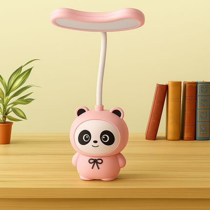Cute Panda LED Desk Lamp (Light Pink)