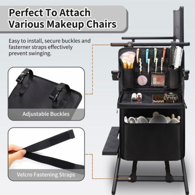 SIDE ORGANISERS FOR MAKEUP CHAIR
