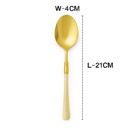 Eco-Friendly Biodegradable Acrylic Gold Cutlery (Gold-spoon)
