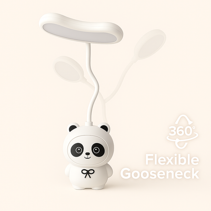 Cute Panda LED Desk Lamp (White)