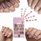 Pack of 96 Press On Nails (earthy nudes and nude-pinks-01)
