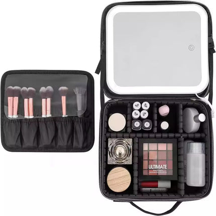 Vanity with Led mirror lighting(Black)