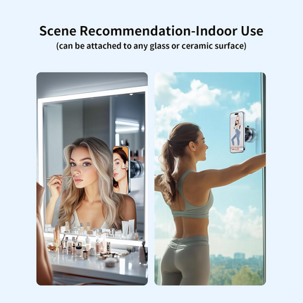 Universal Magnetic Phone Holder with Strong Suction Cup