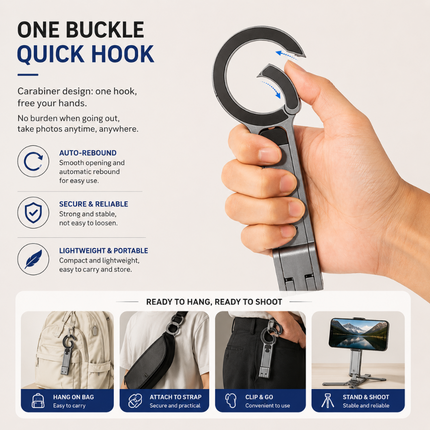 Coslifestore Magnetic Foldable Mobile Phone Tripod Stand