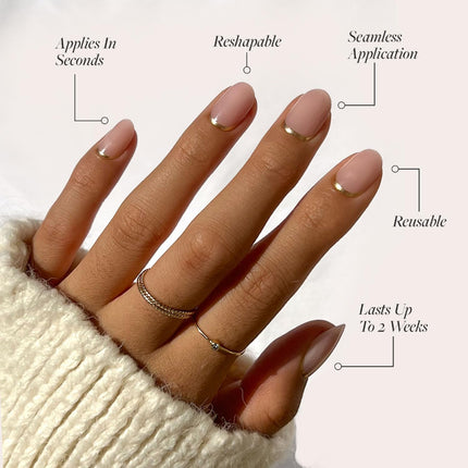Pack of 96 Press On Nails (earthy nudes and nude-pinks-01)