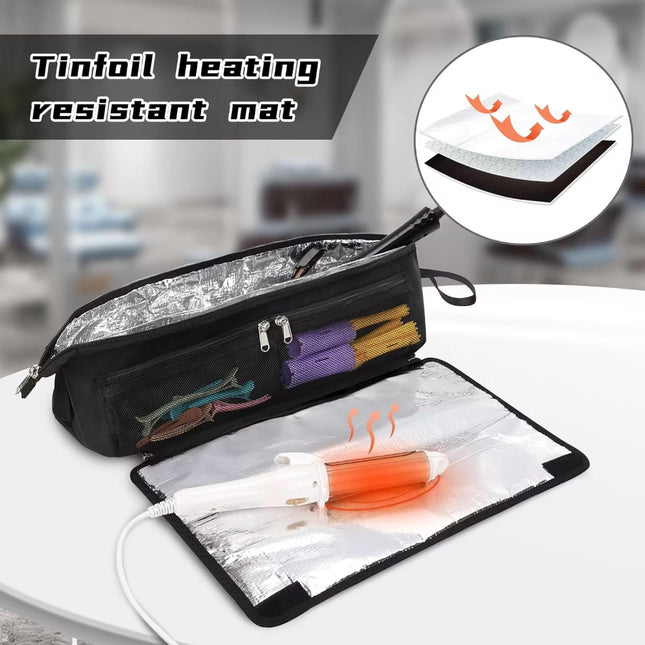 Hot Hair Tools organiser bag with Heat Resistant