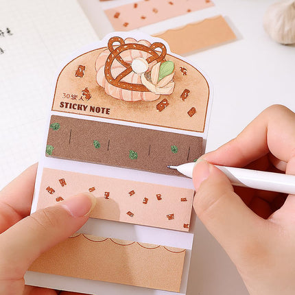Aesthetic Dessert Sticky Notes set