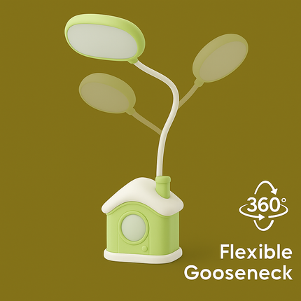 Cute House LED Lamp(Green)