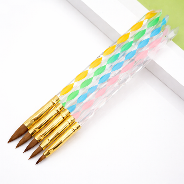 5-Piece Acrylic Nail Brushes