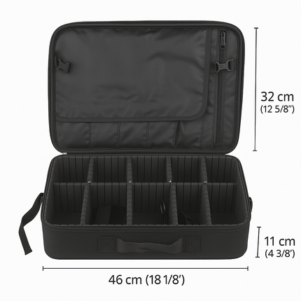 professional vanity bag large (Black)