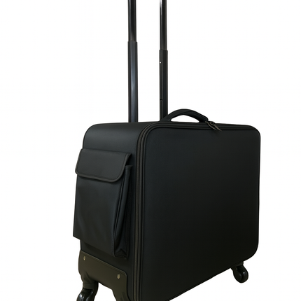 Professional Makeup Trolley Bag with 5 Trays Free Lip Tray