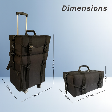 Double-Decker-Vanity in trolley style- with detachable feature