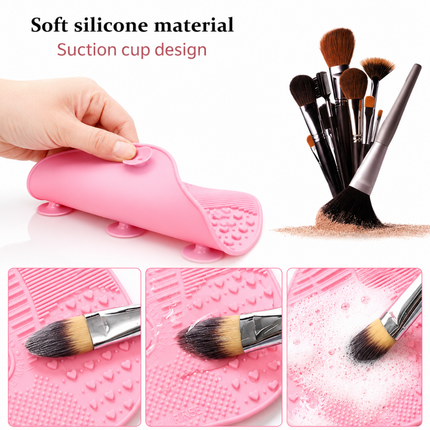 Professional Brush Cleaner Pad (Purple)