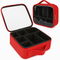 Transparent Makeup Travel Case (Red)