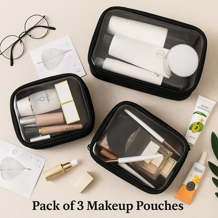 COSLIFESTORE-PACK OF 3 PVC POUCHES