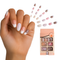 Coslifestore- Pack of 96 Press On Nails, Reusable Nail Extensions, Artificial Fake Nails Set For wom