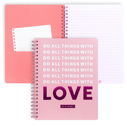 A5 Spiral Notebook – Do Things With Love