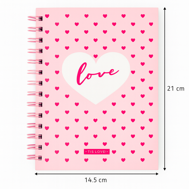 A5 Spiral Notebook - Its Love