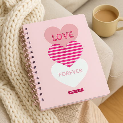 A5 Spiral Notebook - Love forever