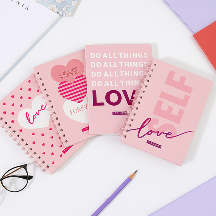 A5 Spiral Notebook – Do Things With Love