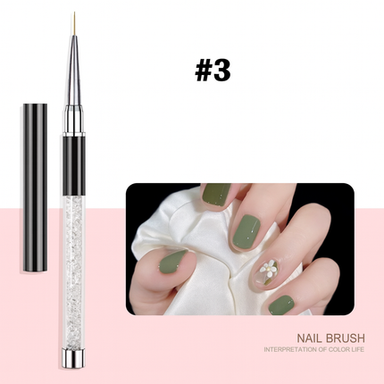 3PCS Nail Art Liner Set