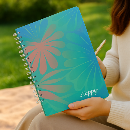 Premium A4 Spiral Notebook(Aqua)