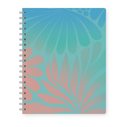 Premium A4 Spiral Notebook(Aqua)