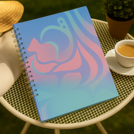 Premium A4 Spiral Notebook(Blush)