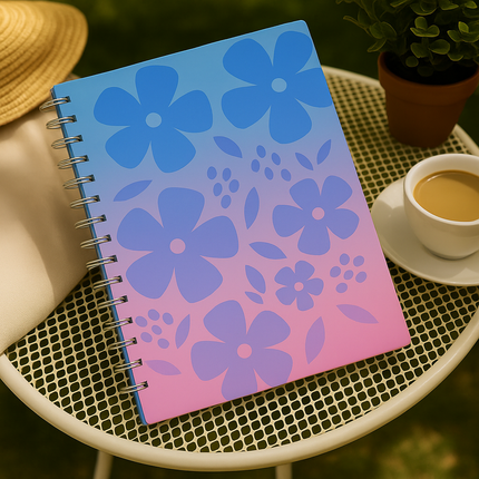 Premium A4 Spiral Notebook(Lavender)