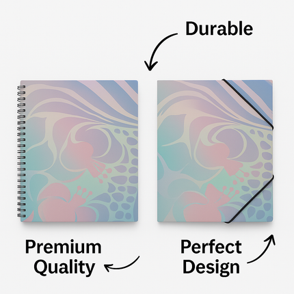 Premium A4 Spiral Notebook(Blush)