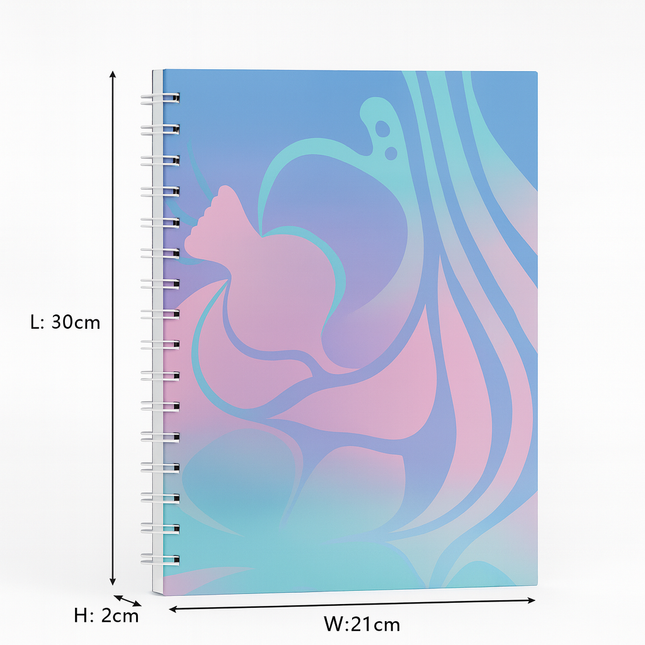 Premium A4 Spiral Notebook(Blush)