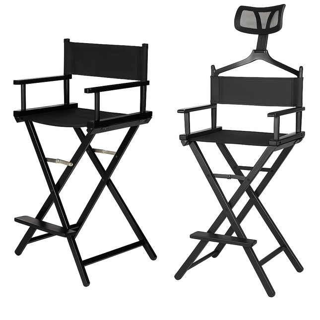 MAKEUP CHAIR WITH HEAD REST