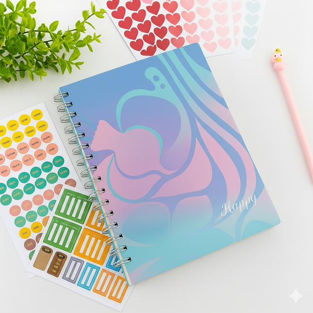 Coslifestore-Spiral-Bound-Notebook/ Diary-A4-Size-100-Ruled-Pages-Durable-Hardcover-Premium-Writing-
