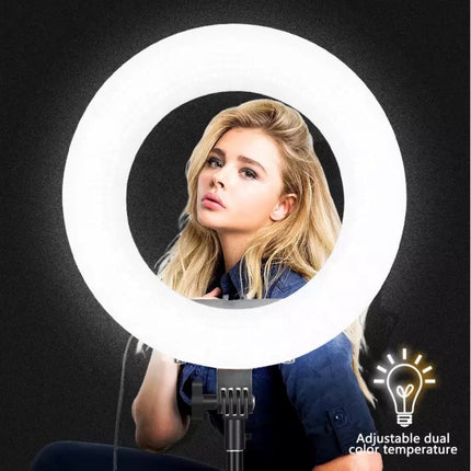 18 INCH RING LIGHT FOR BUDDING MAKEUP ARTISTS