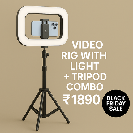 Combo for Video Rig Light and Tripod