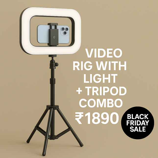 Combo for Video Rig Light and Tripod