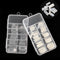 Plain NAILS PACK OF 100 WITH 3G GLUE