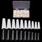 Pack-of-500-artificial-professional-nailsl-shape-ballerina-long shade type- clear with complimentary