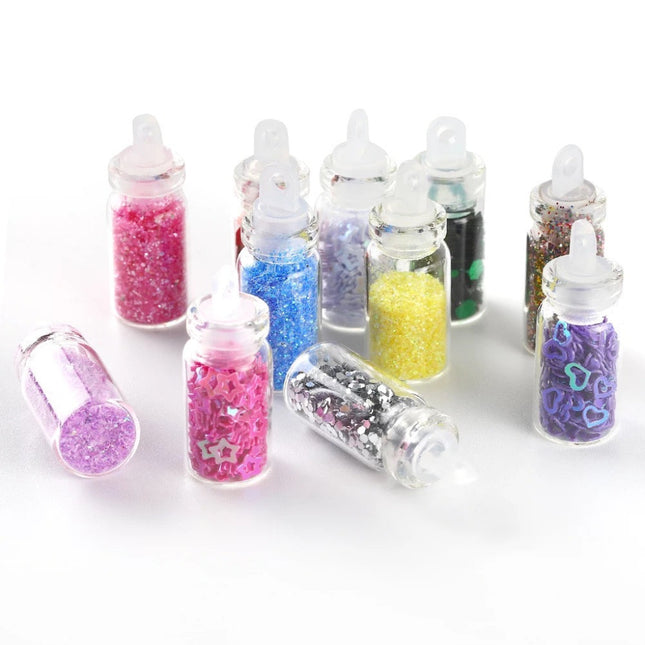 NAIL JEWELLERY- GLITTER PACK OF 48