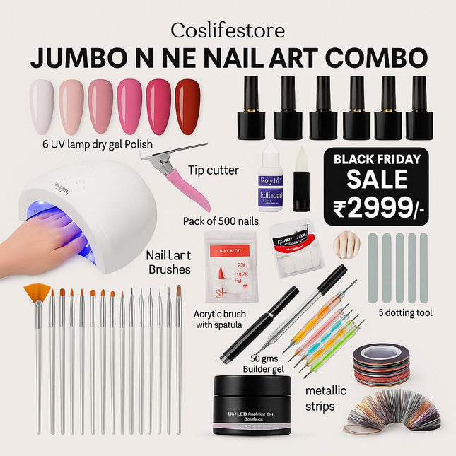 Combo of Nail art