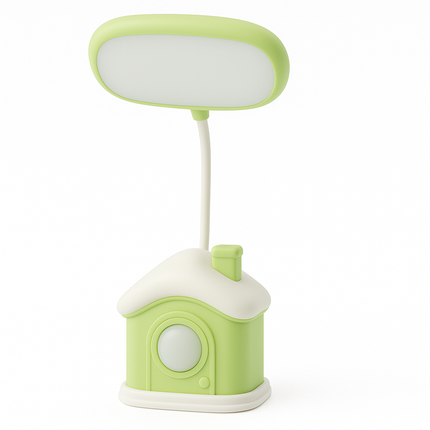Cute House LED Lamp(Green)
