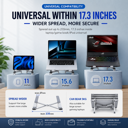 Coslifestore Premium Aluminum Laptop Stand