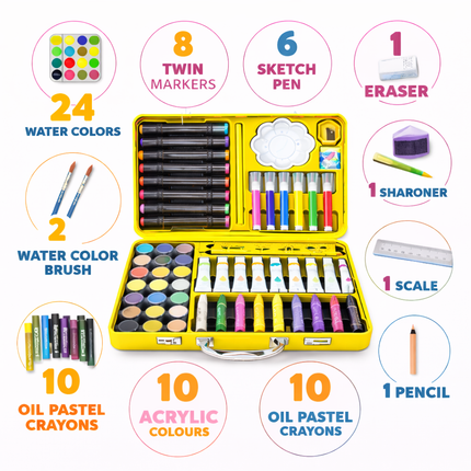 Kids Drawing & Painting Kit(Dinosaurs)